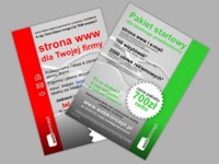 Projekt ulotki reklamowej